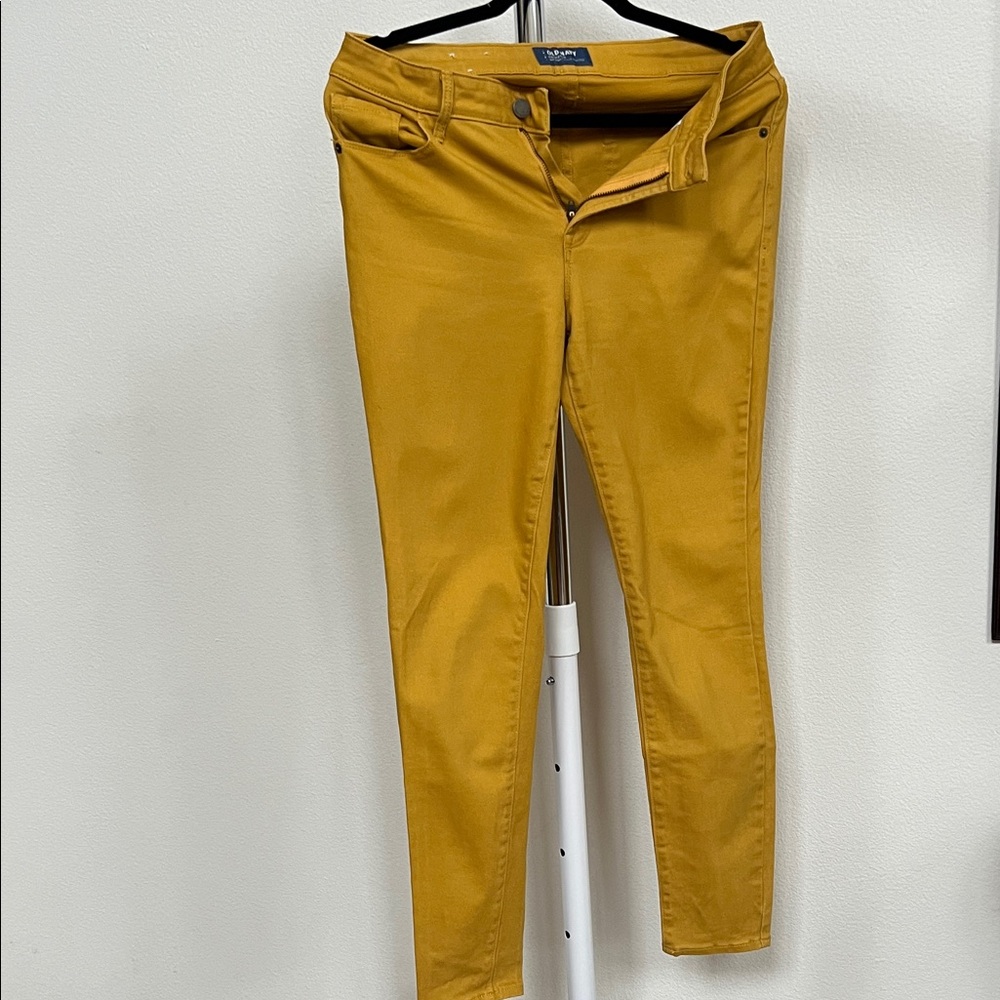 Old Navy Women's Yellow Skinny Jeans